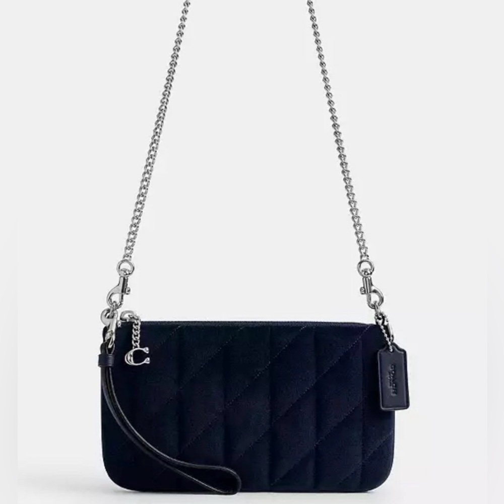 Coach Pouch Bag With Quilting